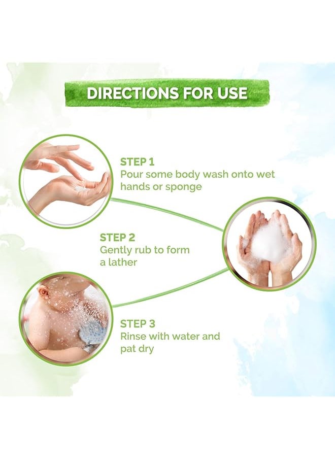 Mamaearth - Deeply Nourishing Body Wash For Babies 400Ml Infused With Coconut Oil Orange Essential Oil And Aloe - Image 1