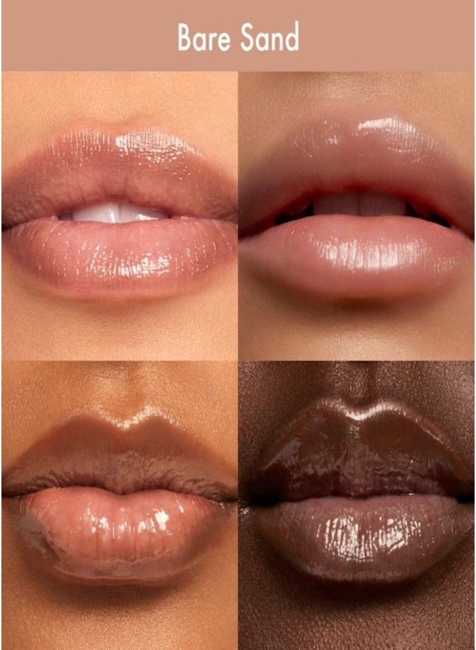 Summer Fridays Dream Lip Oil - Hydrating Translucent Lip Gloss, Bare Sand 4.5ml - Image 3