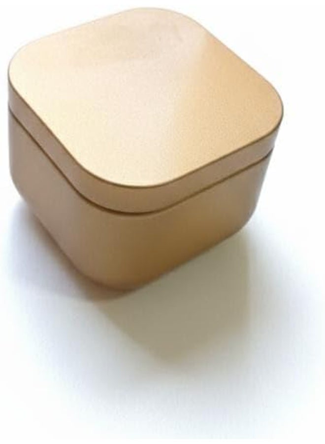 سبيس شوب شمعة معطرة بالفانيليا بليس في علبة ذهبية وقت احتراق طويل هدية مثالية للاسترخاء المنزلي والعلاج العطري ذهبي - Image 1