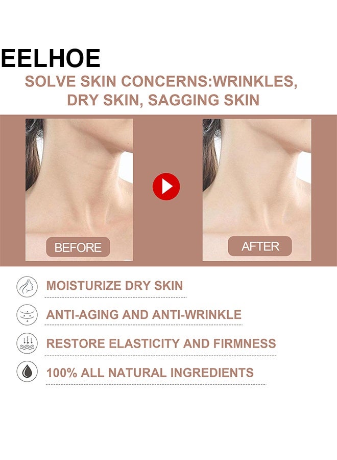 إيلهو كريم مضاد للتجاعيد للوجه والرقبة كريم مضاد للشيخوخة عصا لتفتيح الخطوط الدقيقة للوجه ، ترطيب وشد عصا كريم العناية بالبشرة المضادة للشيخوخة - Image 4