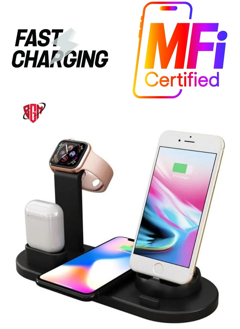 BGM - Professional Fast Wireless Charger for Apple iPhone/Android/Smartwatch/Air Pods - Image 1