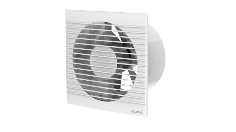 Polycab Freshner Axial 150mm Air Exhaust fan/Ventilation fan for Kitchen, Bathroom| High Speed,Noiseless| Sleek Design Easy to Clean, Powerful Motor, 100% Copper Winding|2 Year Warranty【White】 - Image 1