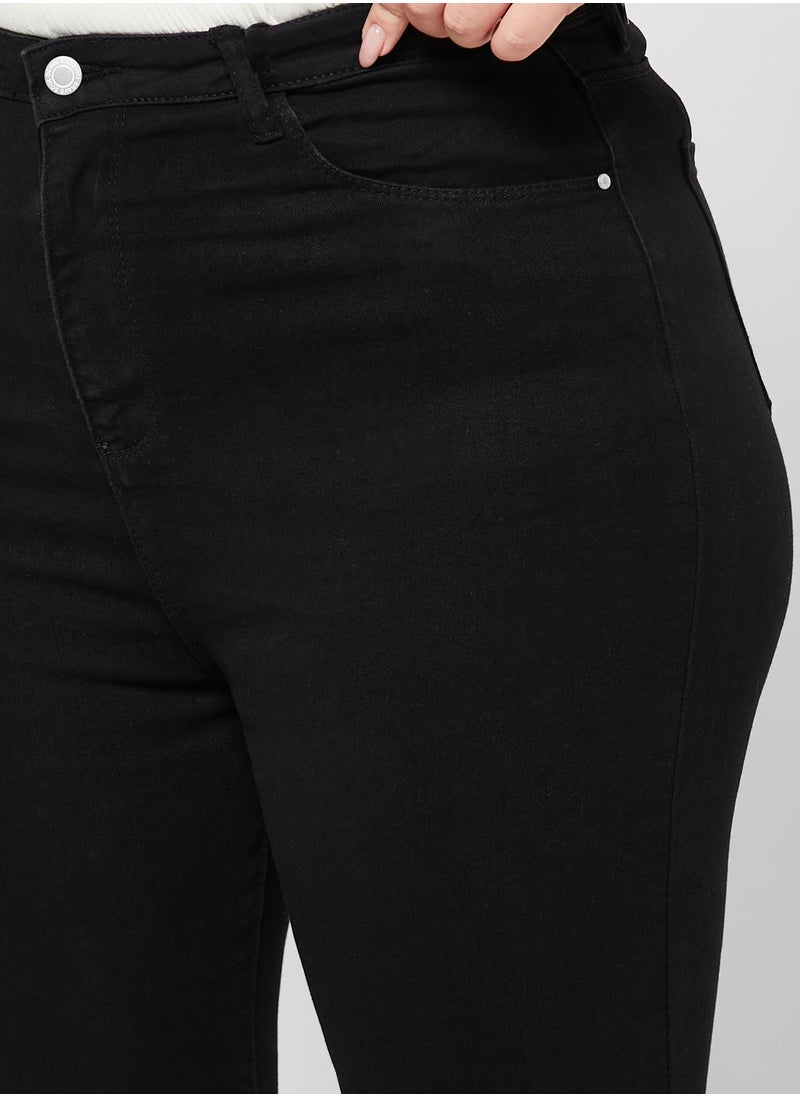 BRAVE SOUL - High Waist Pocket Detail Skinny Jeans - Image 1
