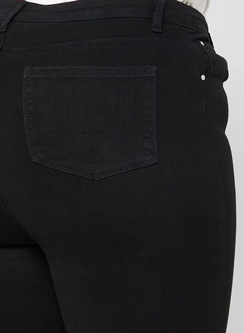 BRAVE SOUL High Waist Pocket Detail Skinny Jeans