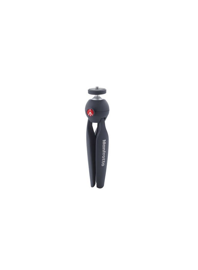 Manfrotto Mtpixi-B، حامل ثلاثي مصغر مع مقبض للكاميرات ذات النظام المدمج، DSLR، بدون مرآة، فيديو، حجم مدمج، تكنولوجيا البوليمر والألمنيوم، أسود - Image 3