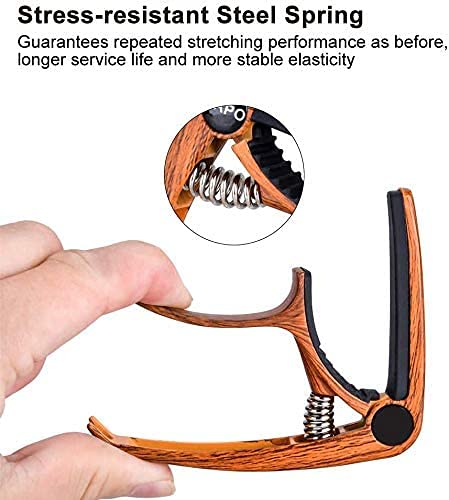 Mustang One Handed Trigger Guitar Metal Capo Quick Change For Ukulele, Electric And Acoustic Guitars - Image 5