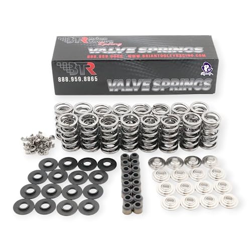 Dynosty Brian Tooley Racing BTR LS .660" Dual Valve Springs Platinum Kit with Retainers SK001 (Titanium) - Image 1