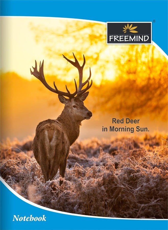 FREEMIND Wild Life Notebooks, Double Line Ruled, 19 x 15.5 cm, 172 Pages, Pack of 12 - Image 2