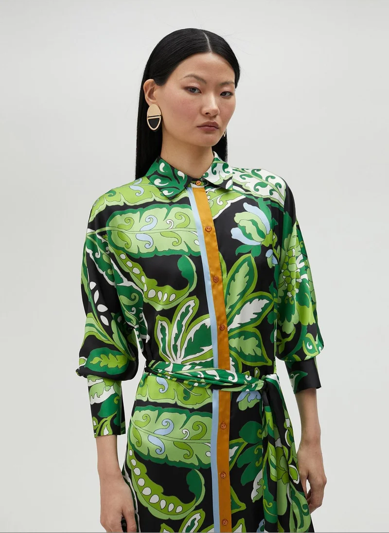 Lola Casademunt Paisley print shirt dress