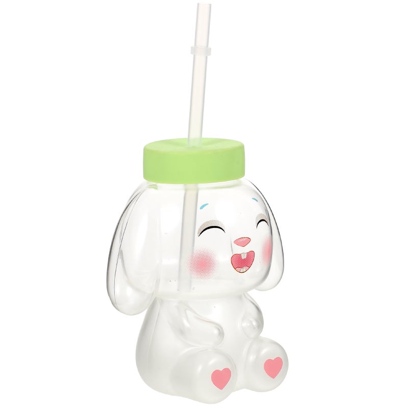1 Set of Adorable Glass Cup Cup Shaped Beverage Cup Clear Drinking Glass Cup with - Image 1