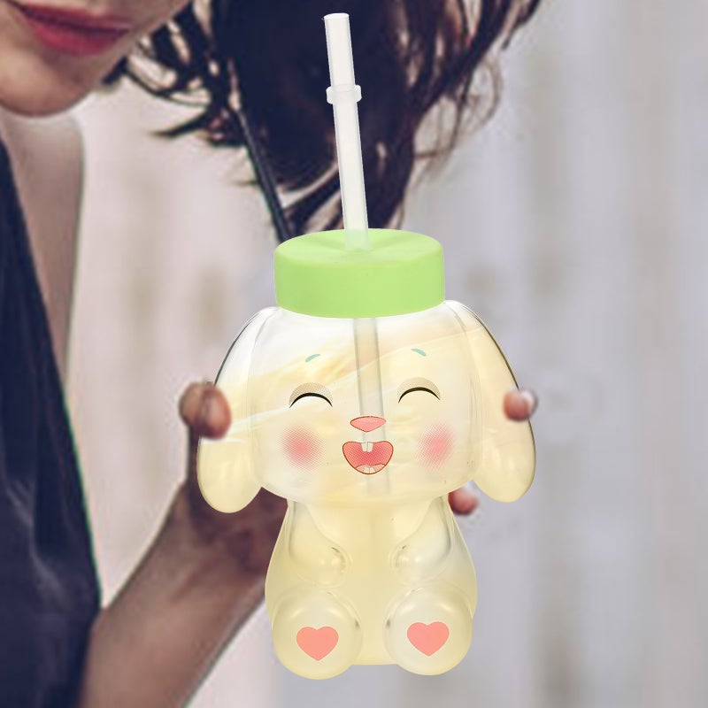 1 Set of Adorable Glass Cup Cup Shaped Beverage Cup Clear Drinking Glass Cup with - Image 4