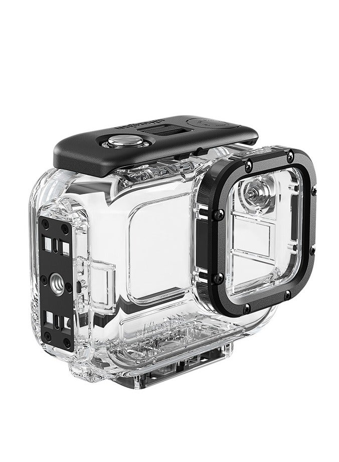 aMagisn غطاء غوص مقاوم للماء لكاميرا Insta360 Ace Pro – عمق 60 متر مع تصميم مضاد للضباب، زجاج متعدد الطبقات، تركيب سريع للتصوير الأفقي والعمودي – حافظة حماية تحت الماء - Image 1