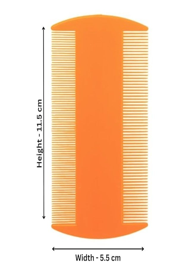 YBN 3Pcs Lice and Nits Removal Comb - Dandruff Dust Narrow Teeth for Women and Men - Fine Teeth Hair Accessory (Multicolour) - Image 5