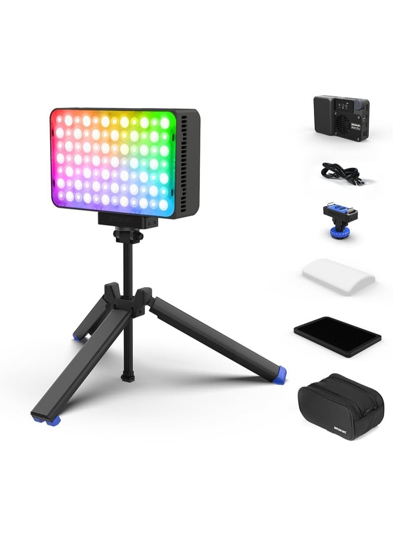 Aputure Amaran Ace 25c RGBWW LED Light – 32W Panel, 2300K–10000K, 5908 Lux at 0.5m, USB-C Charging, Magnetic Mount, App Control, Charcoal - Image 1