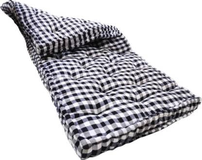 IMSMARTMART 5INCH 6x4 5 inch King Cotton MattressSoft Cotton Multicolor Mattress Gadda Single Bed Ideal Travel, Home, Dabha, Hotel, Marriage Hall (L x W: 72 inch x 48 inch - Image 3