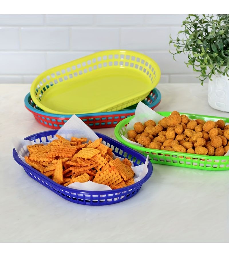 Golden Fast Food Basket Fruit Platter for Family Events - Image 5