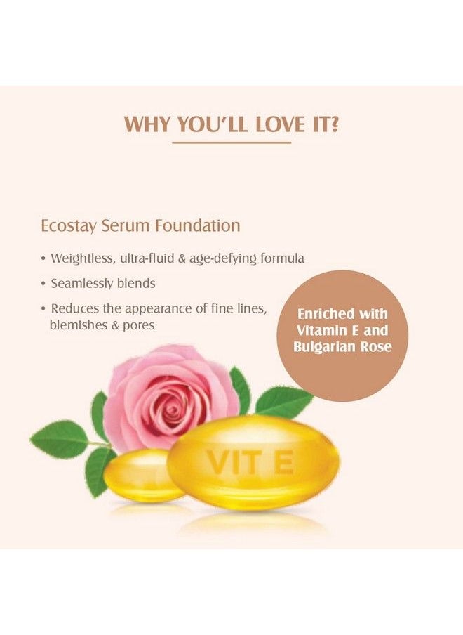 Lotus Makeup كريم أساس سائل مكثف من لوتس ميك أب إيكوستاي، لون فانيليا، 20 مل، لمسة نهائية غير لامعة  - Image 4