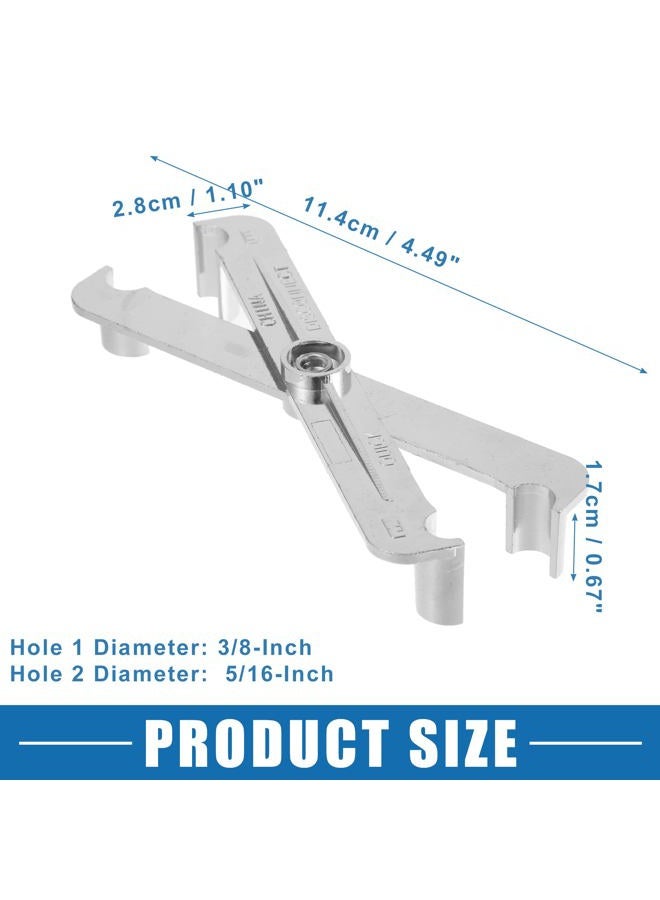 A ABSOPRO Fuel Line Disconnect Tool 3/8-Inch and 5/16-Inch Quick Disconnect Tool Kit for Fuel Heater A/C Line Transmission Oil Cooler Line for GM for Ford Steel - Image 4