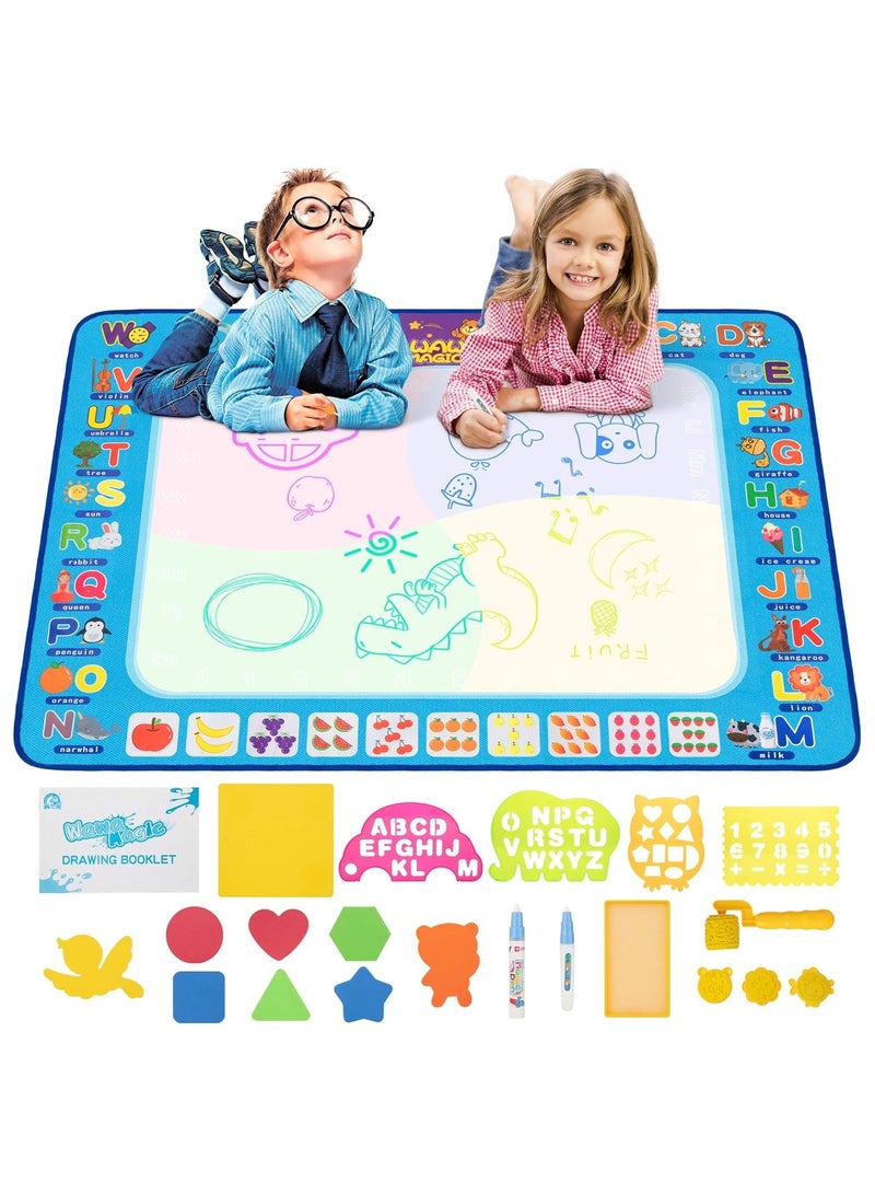Drawing Painting Large Magic Water Suitable For Boys Girls For Old Children Creative Educational Toys Gifts Painting Water Magic Mat - Image 1