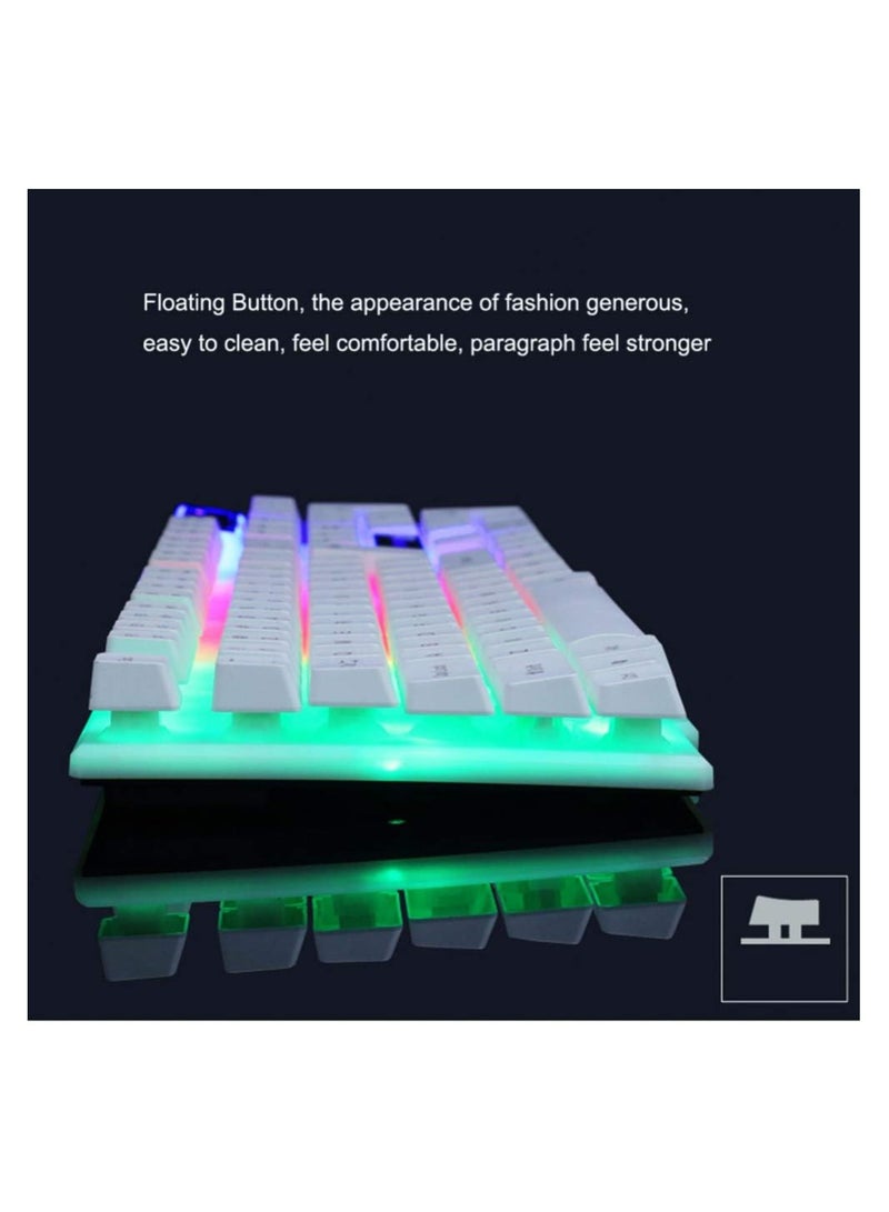 Dubkart Wired Rainbow LED Gaming Keyboard And Mouse Set - Image 2