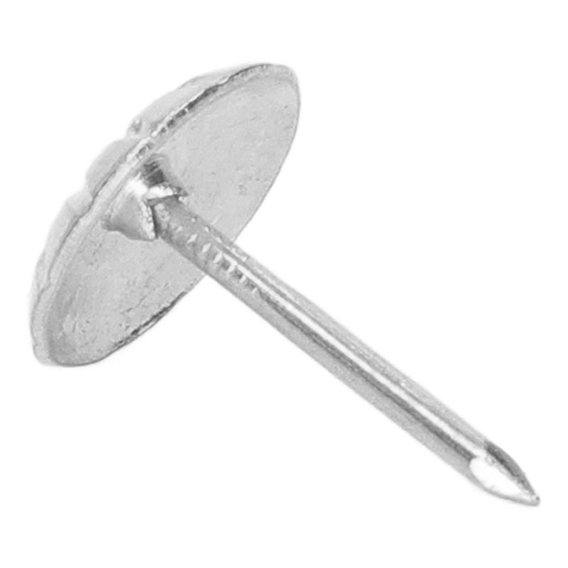 100Pcs Upholstery Tack Decorative Nail Pin Head Carbon Steel Set Kit for Furniture Silver - Image 4
