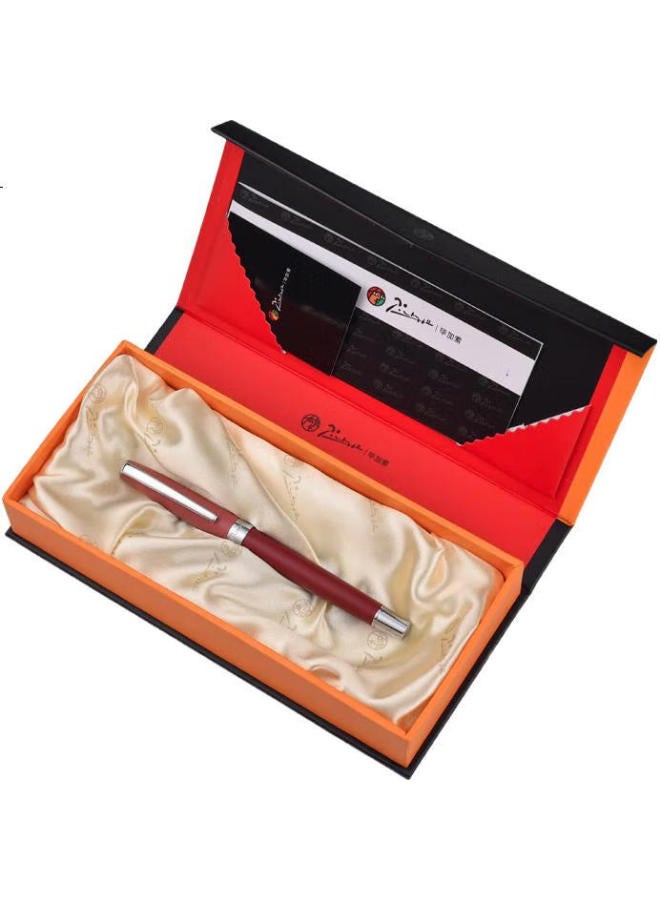 Pimio 755 Corum Series Fountain Pen, Signature Pen, Business Office Gift, Birthday Present For Men And Women, Student And Adult Calligraphy Pen, Ink Pen, 0.5Mm, Maroon - Image 3