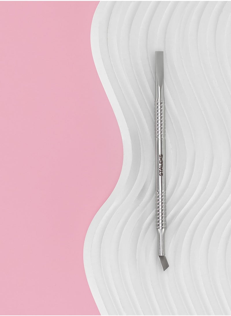 STALEKS Cuticle Pusher Staleks - BEAUTY & CARE 40 | Type 1 (rectangular pusher and blade)  - Image 1