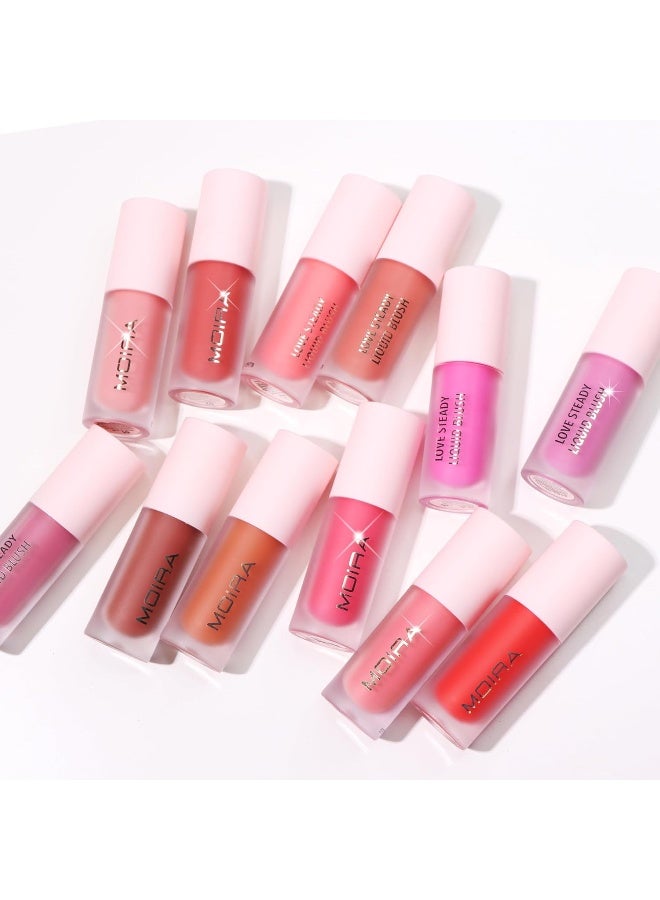 moira أحمر خدود سائل ثابت للحب (008، أفضل صديق) - Image 2