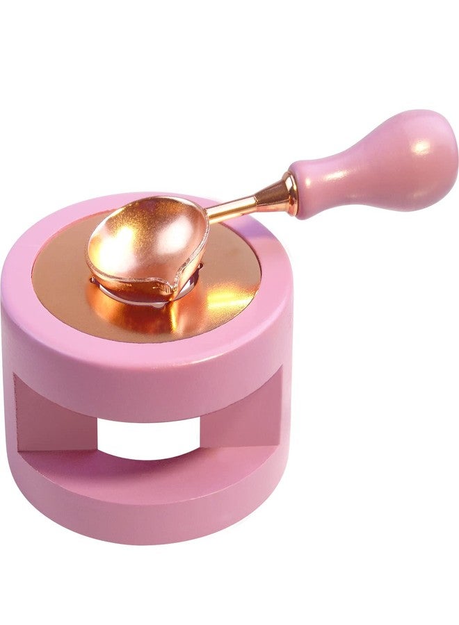 URBAN BOX Candale Wax Seal Kit With Warmer, Spoon, Stamp, and Furnace for Melting Sticks or Beads - Image 1