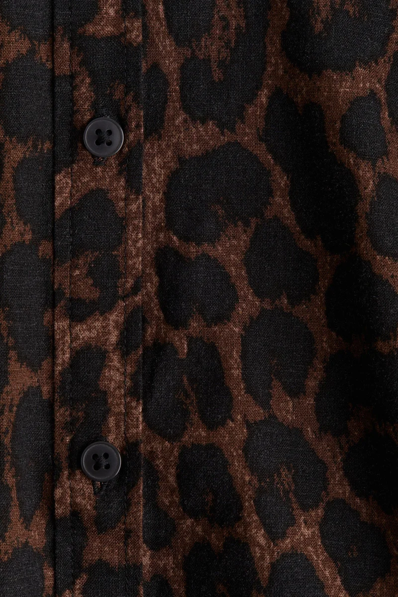 H&M Linen-blend blouse