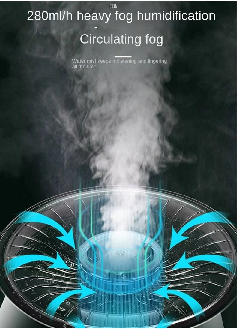 Mi VAZA - 6.8L Double Spray Air Humidifier - Large Capacity Essential Oil Diffuser - Moisturizing Machine - Fragrance Diffuser - Auto Shut-Off -  With Remote Control - Image 1