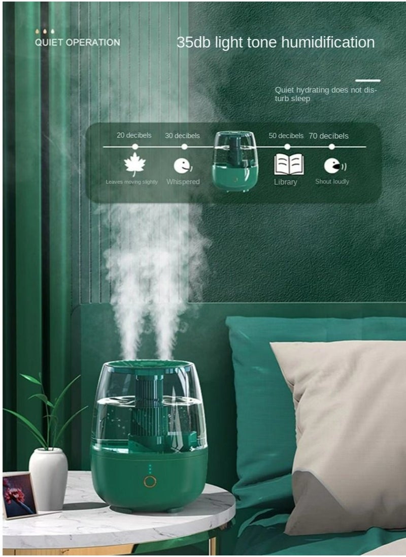 Mi VAZA - 6.8L Double Spray Air Humidifier - Large Capacity Essential Oil Diffuser - Moisturizing Machine - Fragrance Diffuser - Auto Shut-Off -  With Remote Control - Image 1