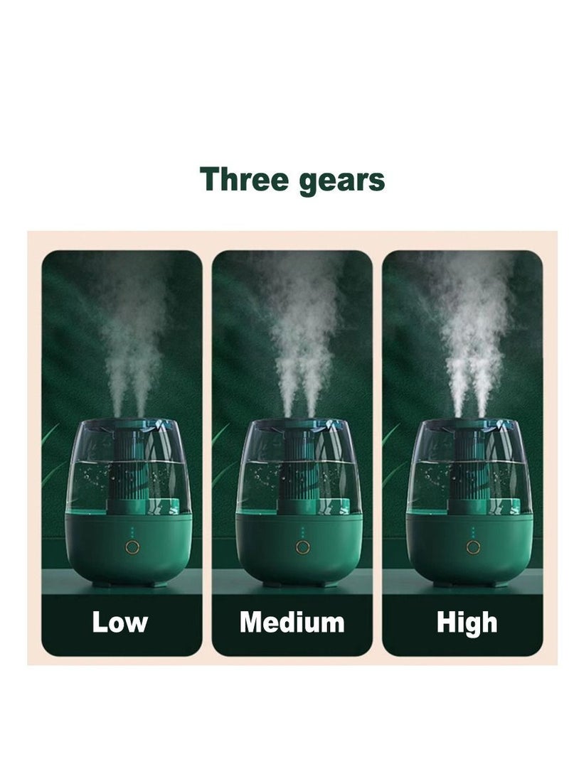 Mi VAZA - 6.8L Double Spray Air Humidifier - Large Capacity Essential Oil Diffuser - Moisturizing Machine - Fragrance Diffuser - Auto Shut-Off -  With Remote Control - Image 1
