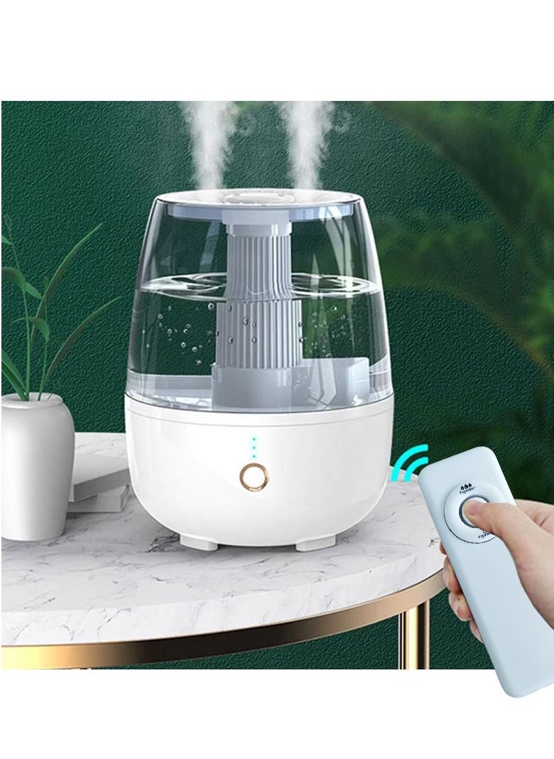 Mi VAZA - 6.8L Double Spray Air Humidifier - Large Capacity Essential Oil Diffuser - Moisturizing Machine - Fragrance Diffuser - Auto Shut-Off -  With Remote Control - Image 1