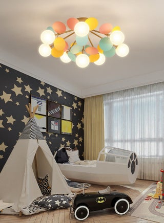 Ceiling-8 Lights-Colourful Petals
