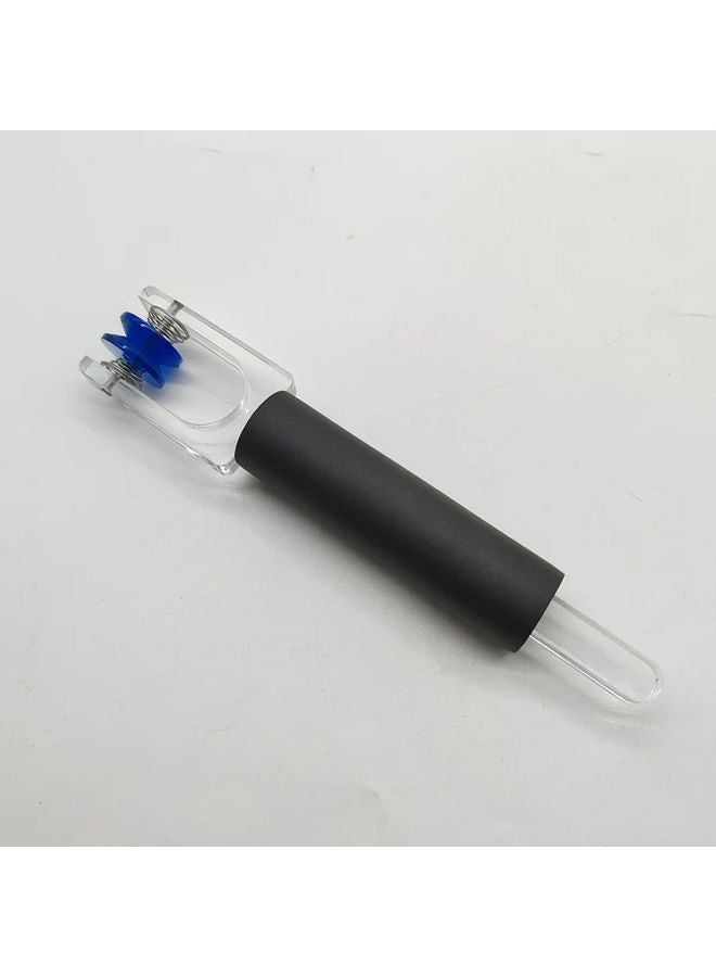 1pc Adjustable Glass Crimper Burnisher Tool Dual Spring Loaded Rollers Comfortable Foam Grip - Image 5