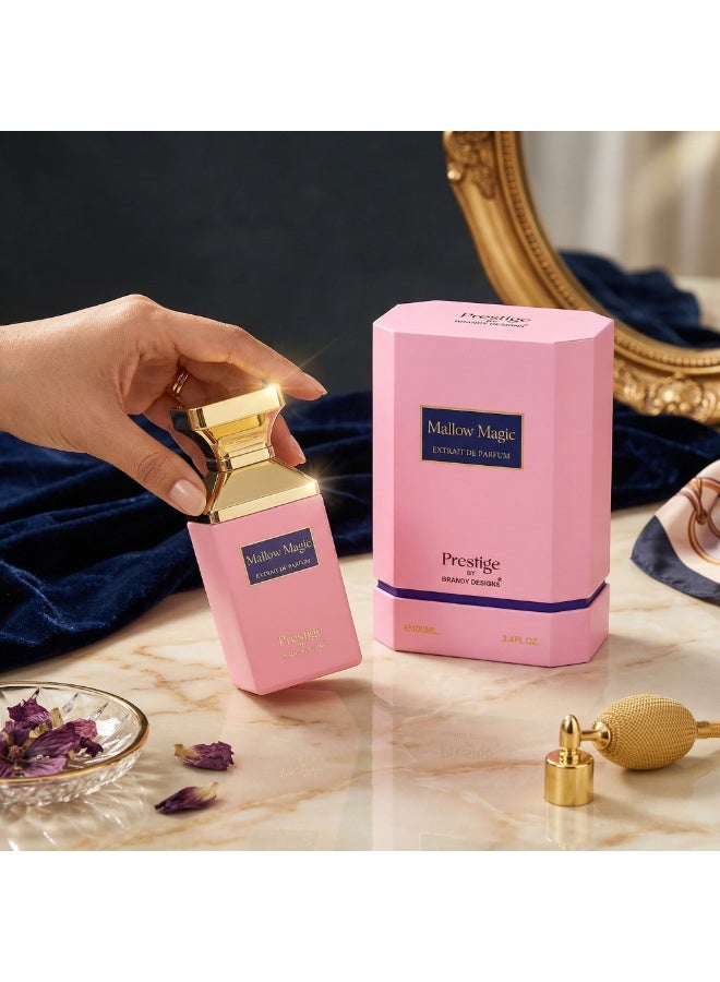 BRANDY DESIGNS Mallow Magic Extrait De Parfum For Unisex 100ml - Image 3