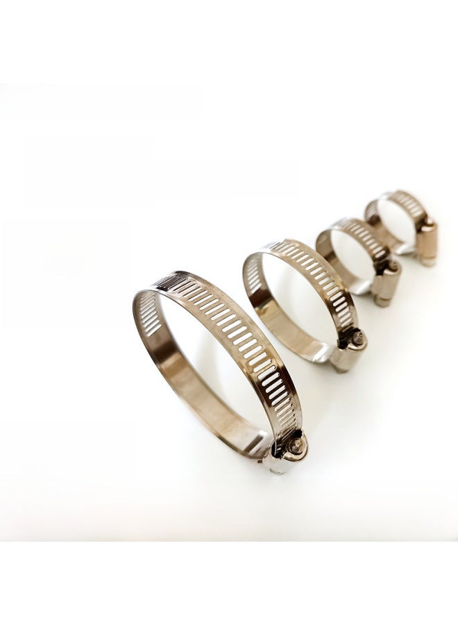 Manufacturers Produce Stainless Steel Clamps, Holding Hoops, Small American Water Pipe Clamps, Stainless Steel American Hose Hoops-Series:Width 12.7mm-Model:100-120mm  - Image 1