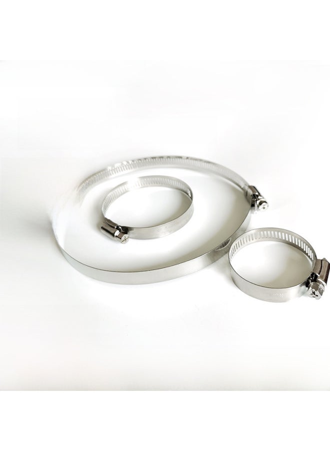 Manufacturers Produce Stainless Steel Clamps, Holding Hoops, Small American Water Pipe Clamps, Stainless Steel American Hose Hoops-Series:Width 12.7mm-Model:100-120mm  - Image 4