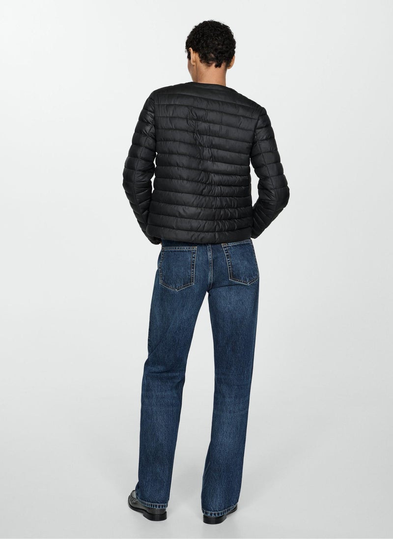 MANGO Pocket Quilted Jacket  - Image 2