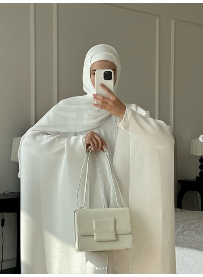 أربع قطعة مجموعة فستان الشرق الأوسط العادي فضفاضة فستان رداء أنيق - Image 4