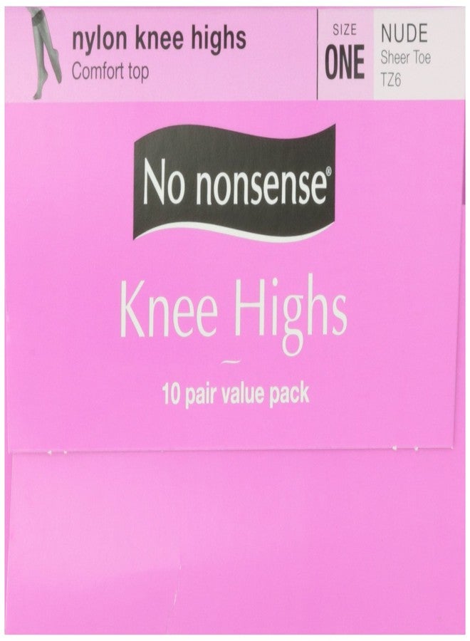 No Nonsense Knee High Value Pack, Nude Color, 10 ct - Image 4