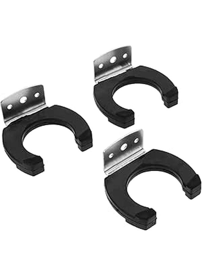 3 Pack Microphone Wall Hook Stand Durable Mic Rack for Wireless Mics Safe Storage - Image 1