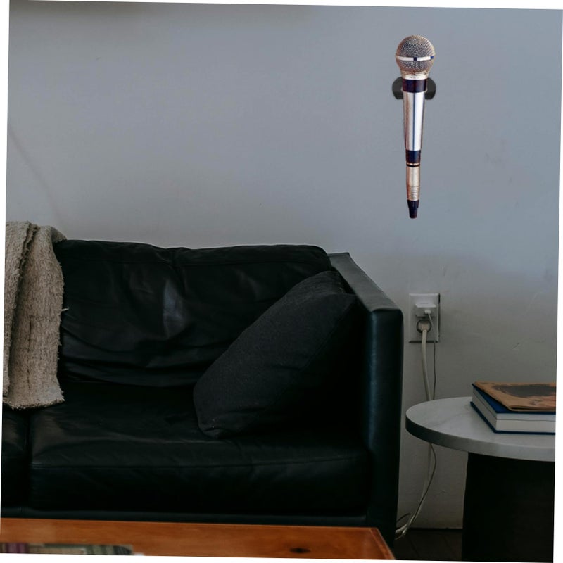 3 Pack Microphone Wall Hook Stand Durable Mic Rack for Wireless Mics Safe Storage - Image 5