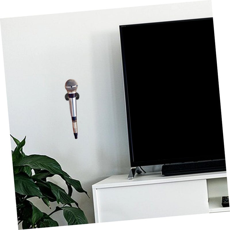 3 Pack Microphone Wall Hook Stand Durable Mic Rack for Wireless Mics Safe Storage - Image 3