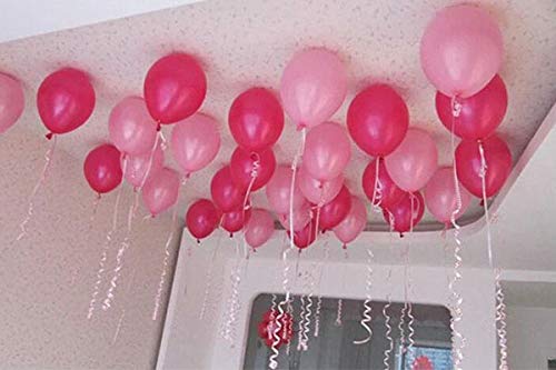 Balloonistics 10 Inch (Pack Of 50) Balloons for Birthday Decoration, Decoration for Weddings, Engagement, Baby Shower, 1st Birthday, Anniversary Party, Birthday Party supplies (Pink) - Image 3
