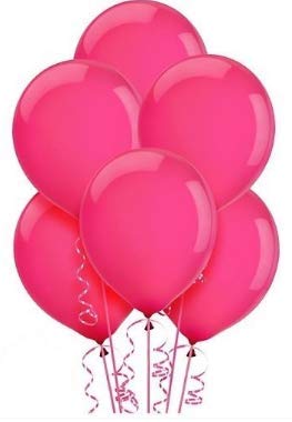 Balloonistics 10 Inch (Pack Of 50) Balloons for Birthday Decoration, Decoration for Weddings, Engagement, Baby Shower, 1st Birthday, Anniversary Party, Birthday Party supplies (Pink) - Image 1