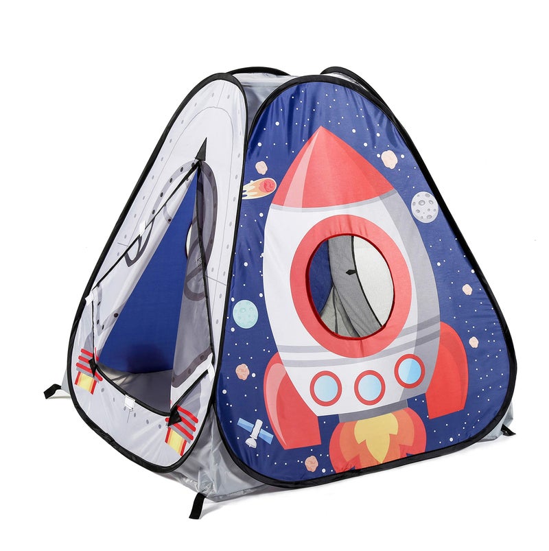 UTEX 3pc Space Astronaut Pop Up Play Tents with Tunnels for Kids, Boys, Girls, Babies and Toddlers, Indoor/Outdoor Playhouse –Stem Inspired Design W/Solar System & Planet - Image 4