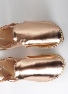 Jove JOVE Women's Casual Espadrilles ROSE GOLD  - Image 4
