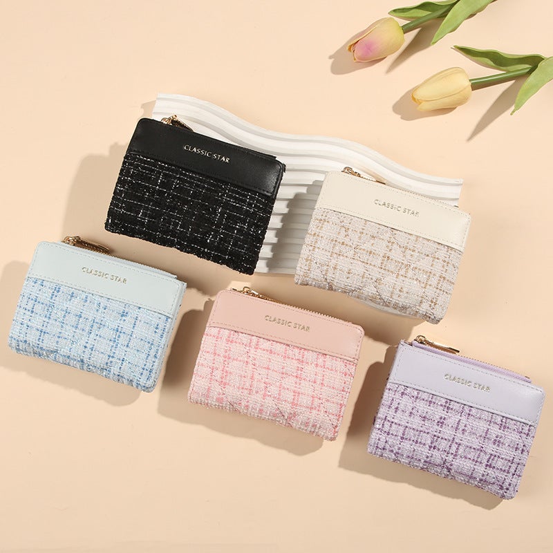 Multifunctional Solid Color PU Leather Wallet, RFID Blocking Design Portable Daily Storage Purse for Cards Cash Coin Business Use - Image 2